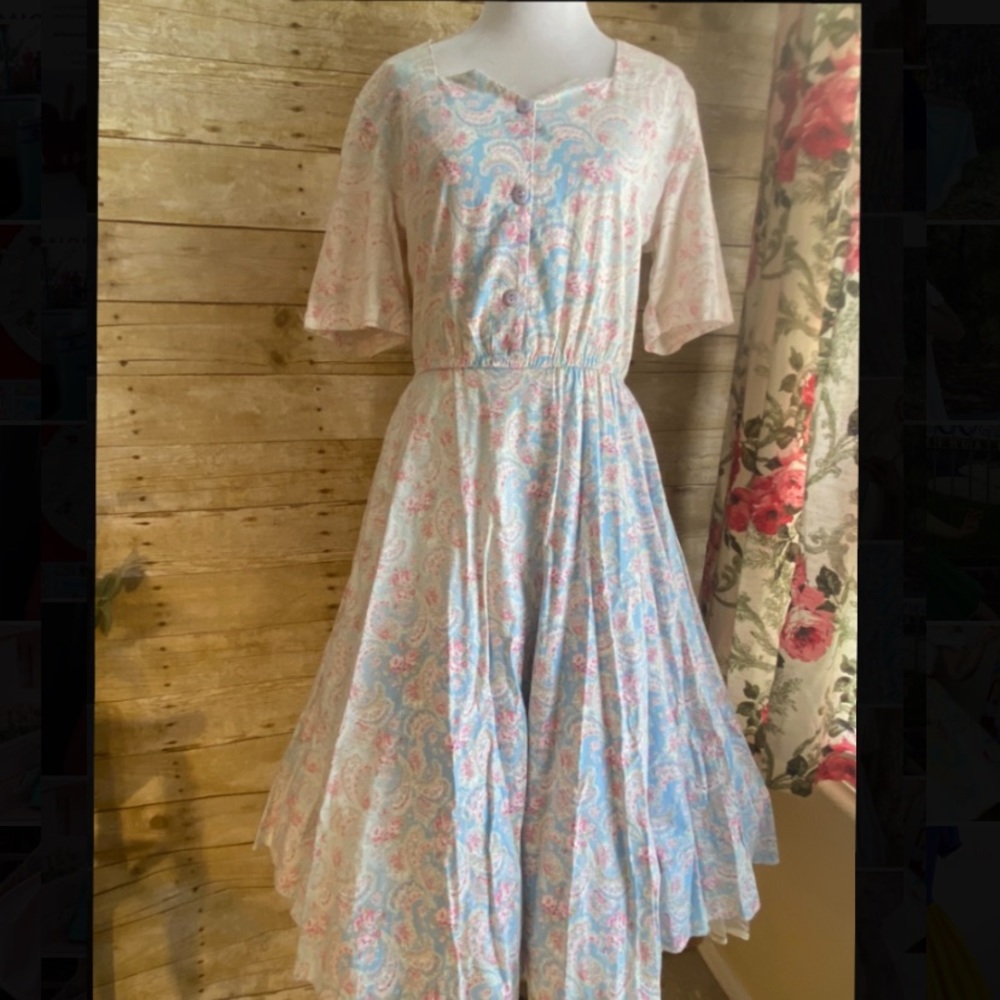 Make it pink make it blue Aurora Sleeping beauty Disneybound vintage 1950 dress